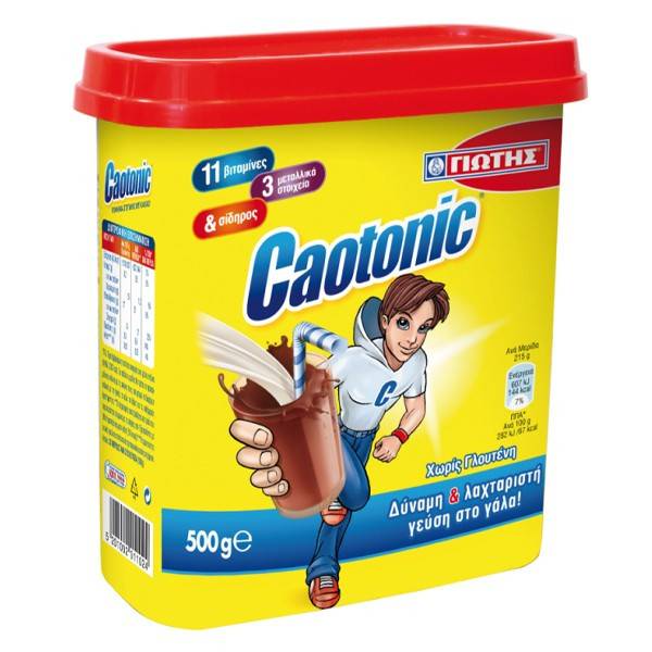 ΓΙΩΤΗΣ caotonic ρόφημα σοκολάτας 500gr