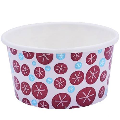 Κύπελλο παγωτού χάρτινο pink 5oz ή 142ml 50τεμ