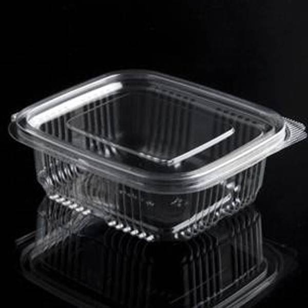 LUX PLAST σκεύος pet τετράγωνο με καπάκι 250gr 50τεμ