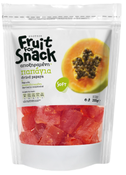 SDOUKOS fruit for snack αποξηραμένη παπάγια 200gr