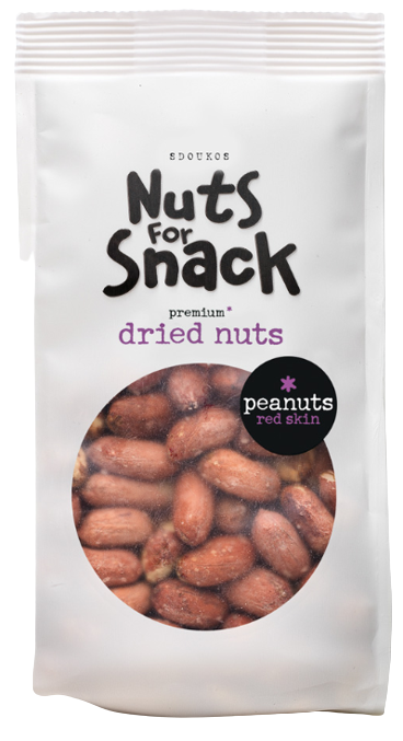 SDOUKOS nuts for snack φυστίκι αράπικο ψημένο αλατισμένο 500gr