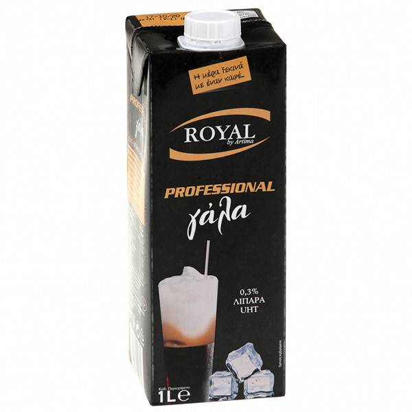 ROYAL barista γάλα uht 0,3% λιπαρά 1lt