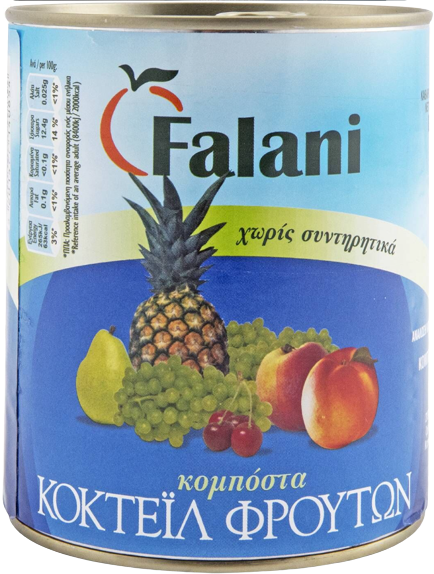 FALANI κομπόστα κοκτέιλ φρούτων 850gr
