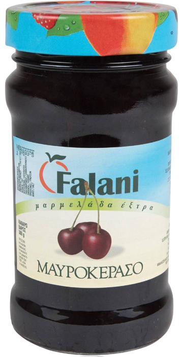 FALANI μαρμελάδα μαυροκέρασο 380gr