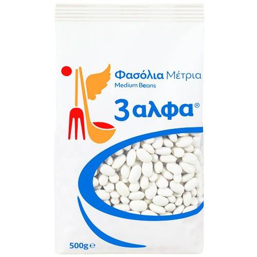 3ΑΛΦΑ φασόλια μέτρια 500gr
