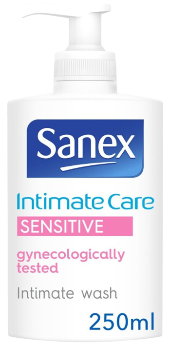 SANEX υγρό καθαρισμού για την ευαίσθητη περιοχή intimate care sensitive 250ml