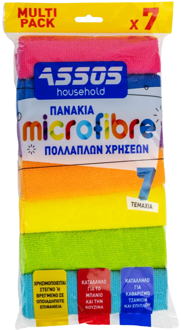 ASSOS microfibre colors πανιά καθαρισμού 7τεμ
