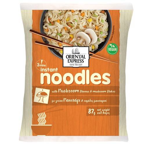 ORIENTAL EXPRESS 3' noodles με γεύση μανιτάρι 87gr