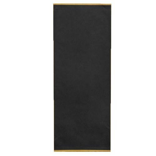 Κουβέρ χαρτοπετσέτα 38x38cm μαύρο 125τεμ