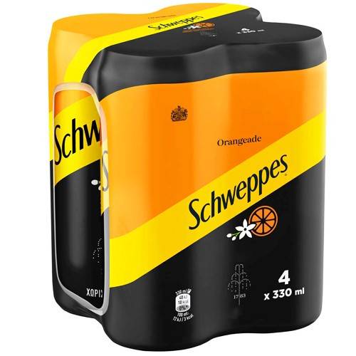 SCHWEPPES αναψυκτικό με άνθος πορτοκαλιού 6x330ml