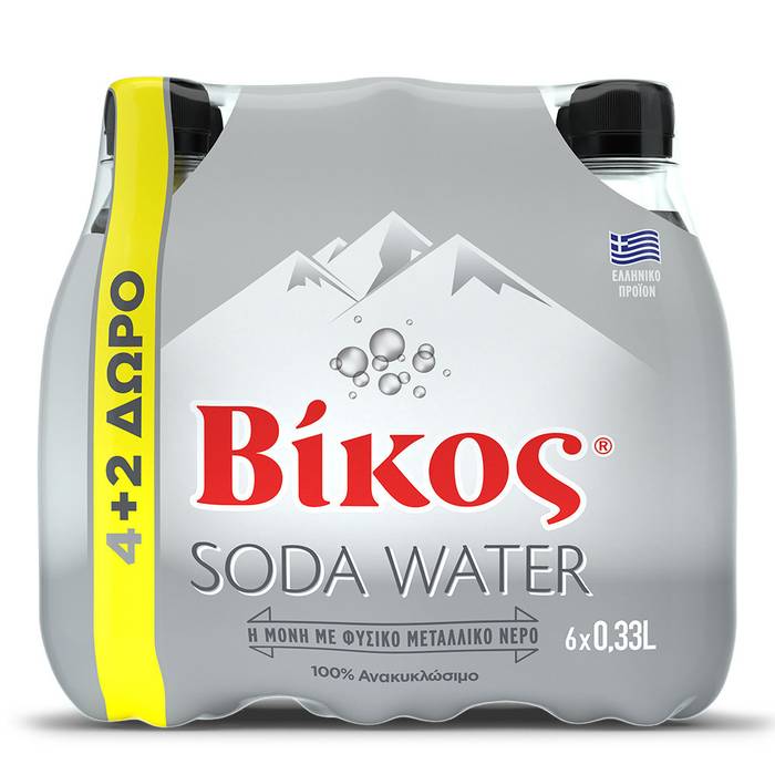 ΒΙΚΟΣ αναψυκτικό σόδα μπουκάλι 6x330ml