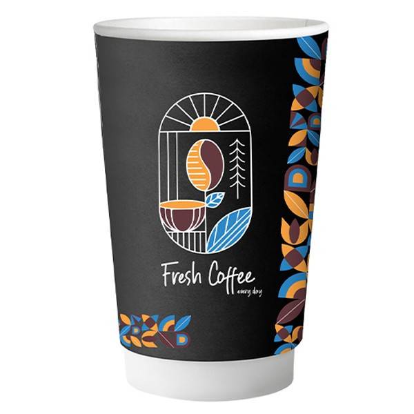 FRESH COFFEE χάρτινα ποτήρια 16oz 50τεμ
