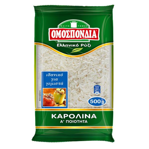 ΟΜΟΣΠΟΝΔΙΑ ρύζι καρολίνα 500gr