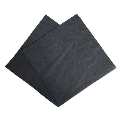 KRINOS χαρτοπετσέτες πολυτελείας μαύρες 1/4 33x33cm 400τεμ