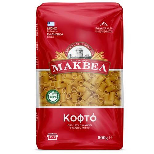 ΜΑΚΒΕΛ ζυμαρικά κοφτό 500gr