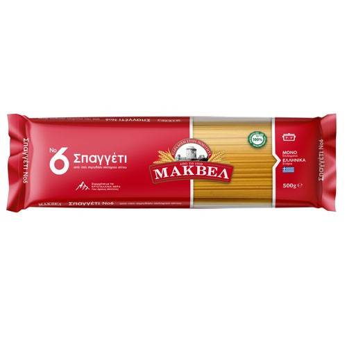ΜΑΚΒΕΛ ζυμαρικά σπαγγέτι No6 500gr