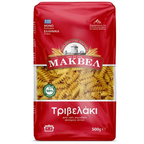 ΜΑΚΒΕΛ ζυμαρικά τριβελάκι βίδες 500gr