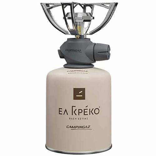 EL GRECO εστία υγραερίου coffee stone με αυτόματη ανάφλεξη με φιάλη 450gr