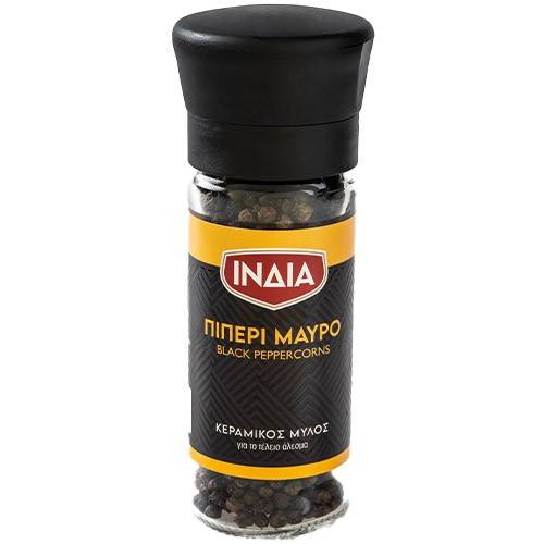 ΙΝΔΙΑ πιπέρι μαύρο με μύλο 40gr