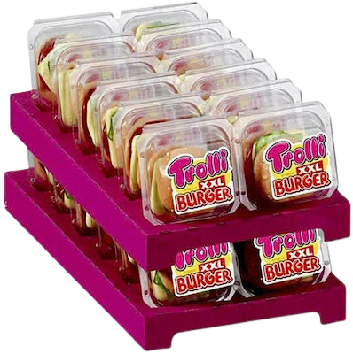 TROLLI ζελεδάκι burger xxl 24x50gr