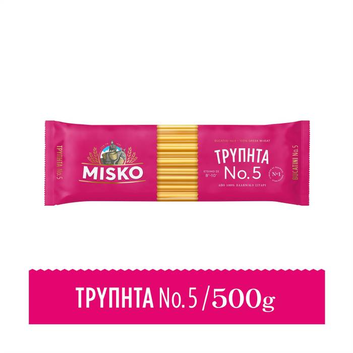MISKO ζυμαρικά σπαγγέτι No5 τρυπητά 500gr