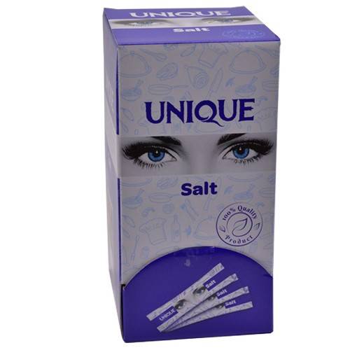 UNIQUE αλάτι επιτραπέζιο μερίδα stick 600x1gr