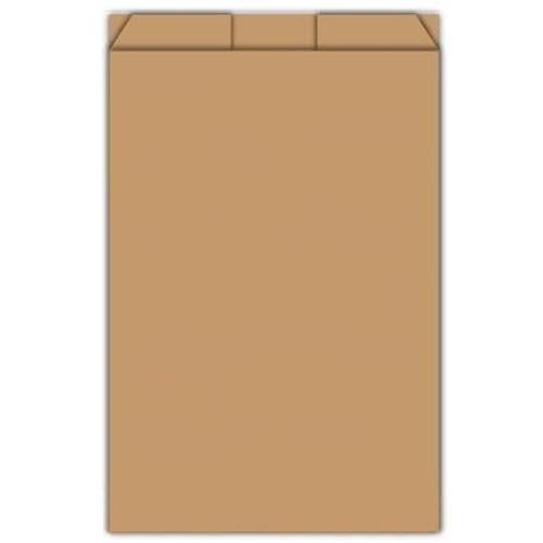 Χαρτοσακούλες κραφτ καφέ ατύπωτες 12x35cm 10kg