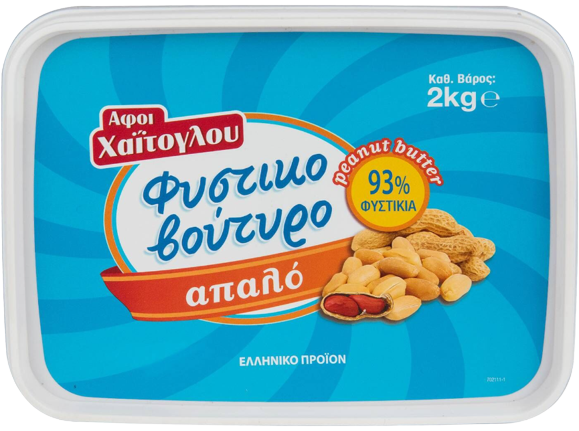 ΑΦΟΙ ΧΑΙΤΟΓΛΟΥ φυστικοβούτυρο απαλό 2kg