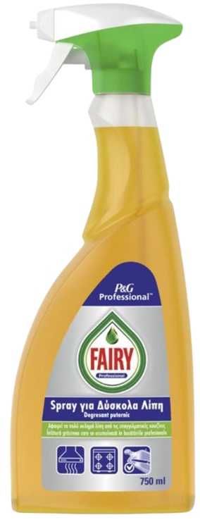 FAIRY υγρό καθαριστικό για δύσκολα λίπη spray 750ml