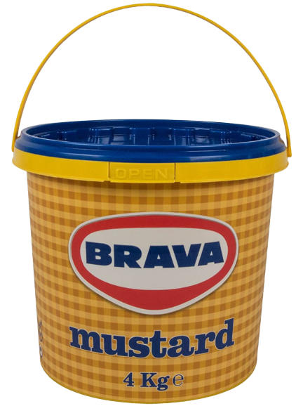 BRAVA μουστάρδα απαλή 4kg