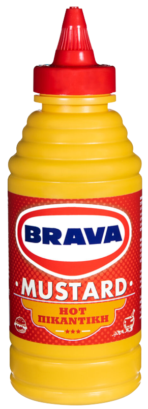 BRAVA μουστάρδα πικάντικη 430gr
