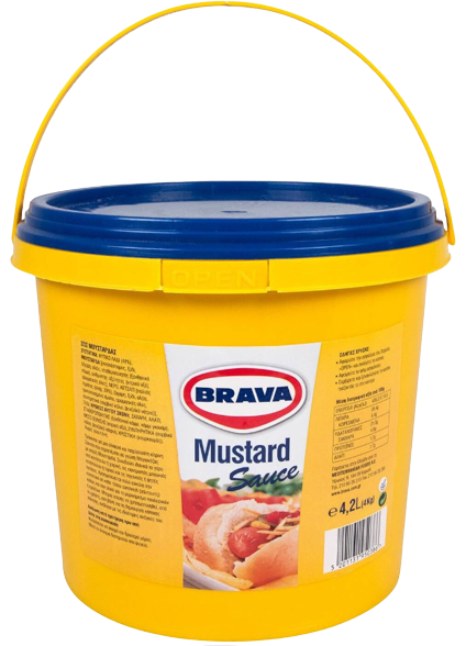BRAVA μουστάρδα sauce 4,2lt