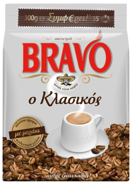 BRAVO ελληνικός καφές κλασικός 300gr