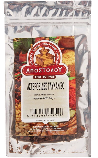 ΑΠΟΣΤΟΛΟΥ γλυκάνισος αστεροειδής 50gr