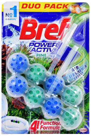 BREF μπλοκ WC Power Active Pine 2x51ml