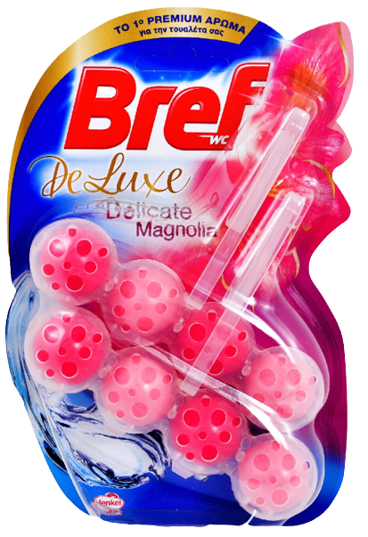 BREF μπλοκ WC Deluxe Premium Delicate Magnolia 2x50ml