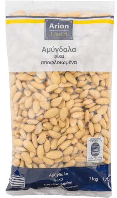 ARION Food αμύγδαλα ψίχα αποφλοιωμένα 1kg