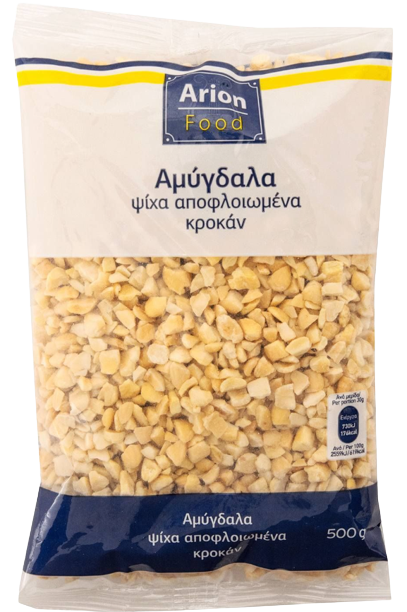 ARION Food αμύγδαλα ψίχα αποφλοιωμένα κροκάν 500gr