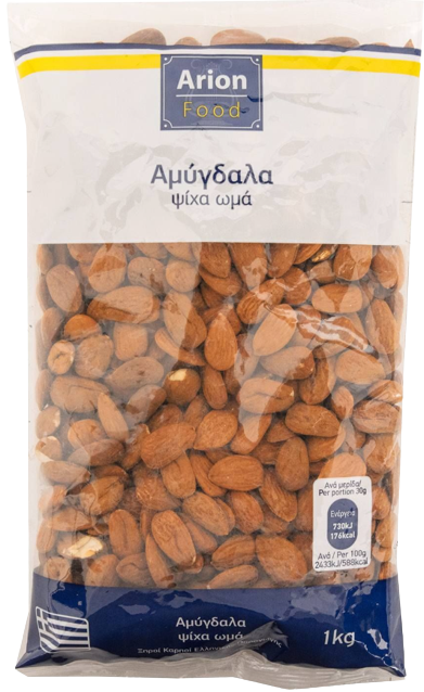 ARION Food αμύγδαλα ωμά ψίχα 1kg