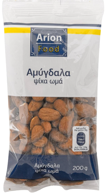 ARION Food αμύγδαλα ωμά ψίχα 200gr