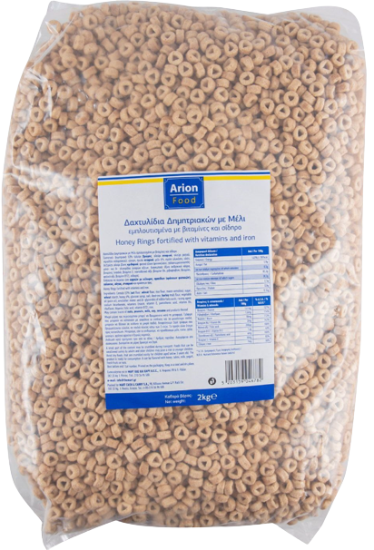 ARION Food δημητριακά δαχτυλίδια με μέλι 2kg