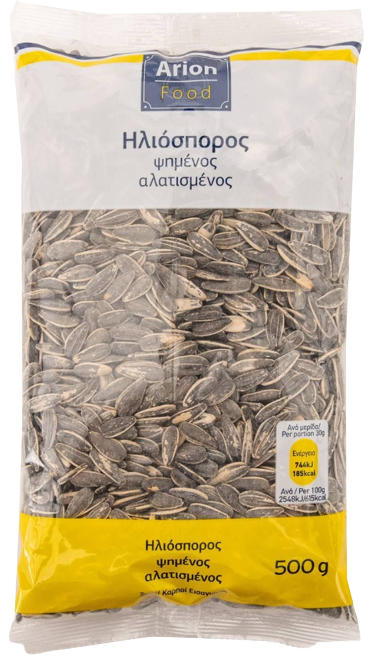ARION Food ηλιόσπορος ψημένος αλατισμένος 500gr