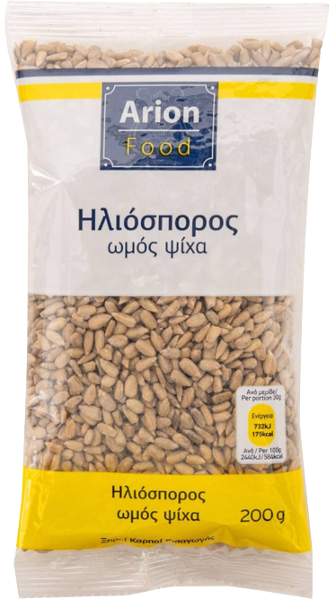 ARION Food ηλιόσπορος ωμός ψίχα 200gr