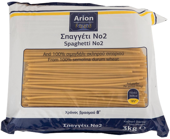 ARION Food σπαγγέτι Νο2 για παστίτσιο 3kg