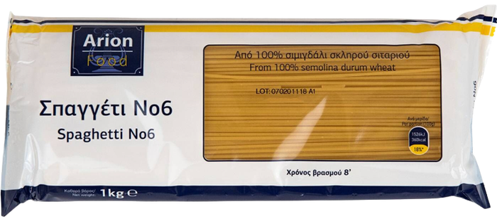 ARION Food σπαγγέτι No6 1kg