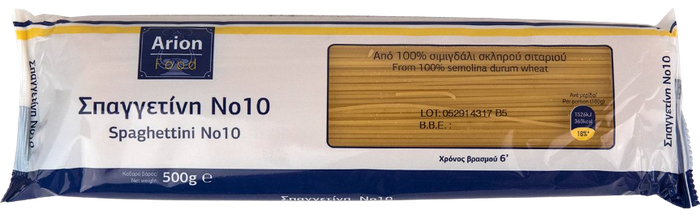 ARION Food σπαγγετίνη No10 500gr