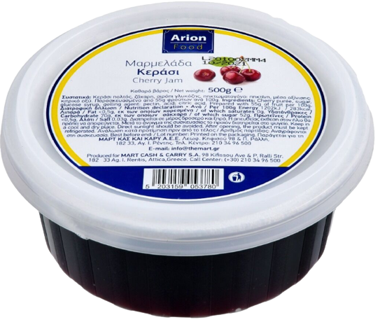ARION Food μαρμελάδα κεράσι 500gr
