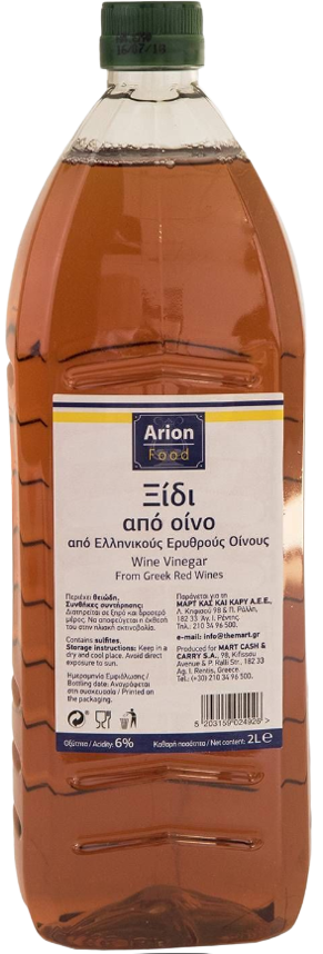 ARION Food ξύδι από κόκκινο κρασί 2lt