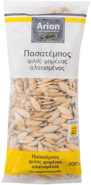 ARION Food πασατέμπος ψιλός ψημένος αλατισμένος 200gr