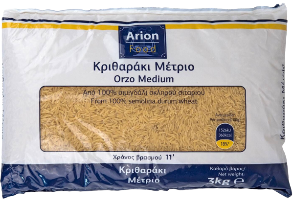 ARION Food κριθαράκι μέτριο 3kg